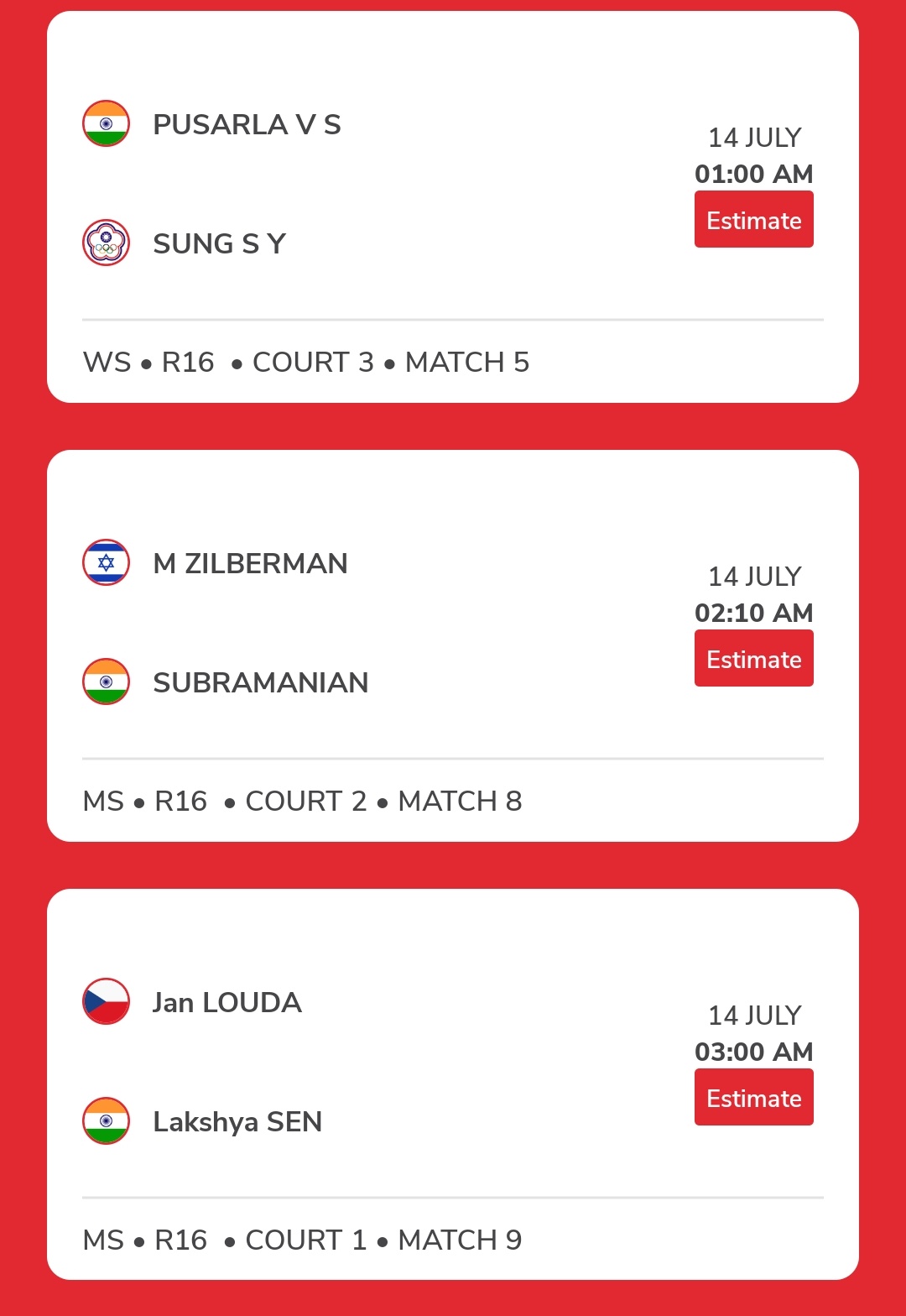 Espn Us Open Schedule For Today
