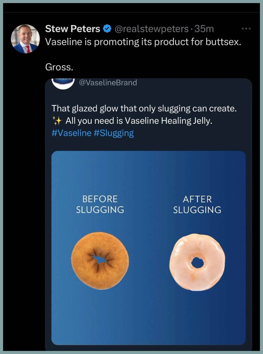 ask_aubry's tweet image. Stew didn't know that slugging is something you do for skincare, however, interesting that the first thing he can think of is ahem.. buttsex.