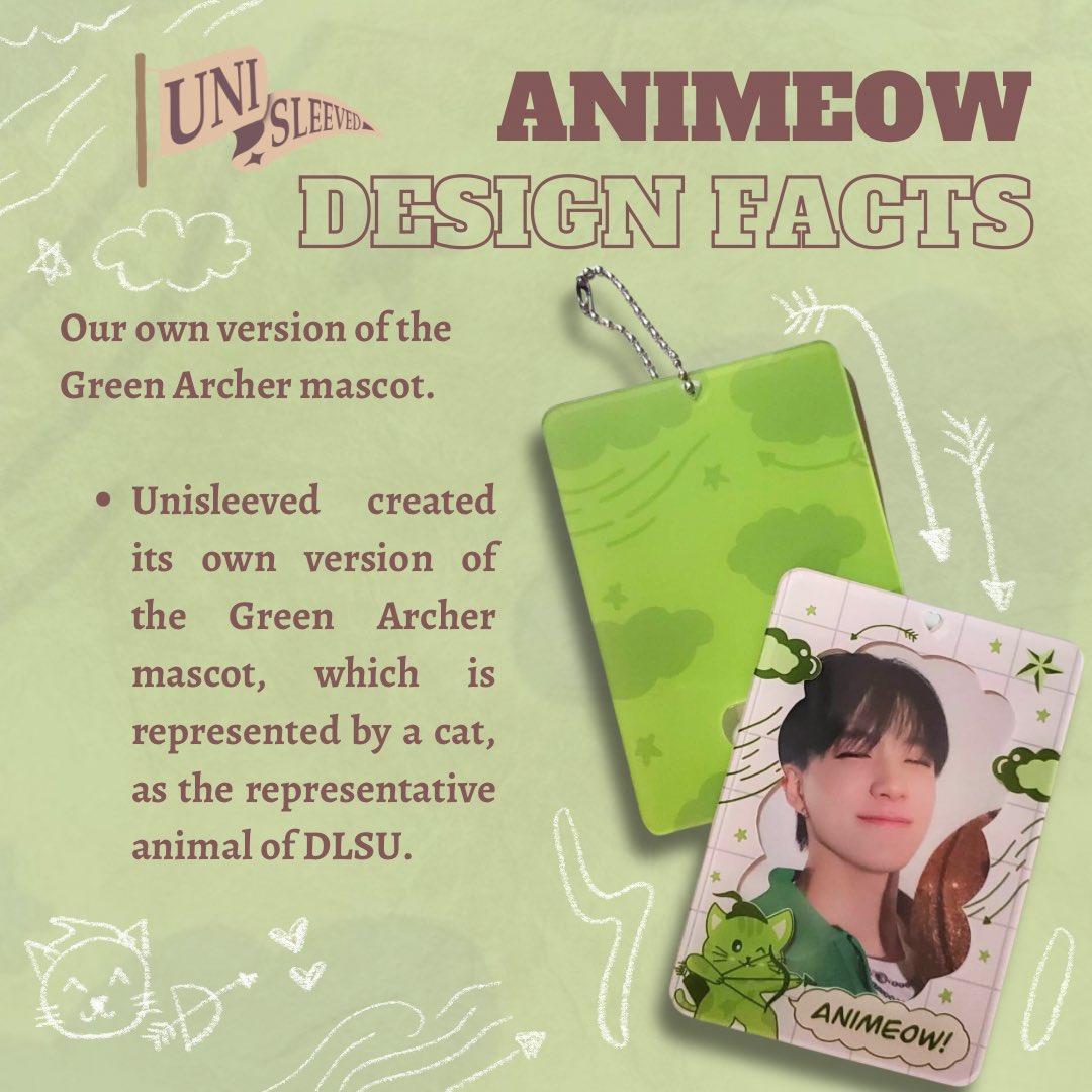✨𝑨𝑵𝑰𝑴𝑬𝑶𝑾 𝑫𝑬𝑺𝑰𝑮𝑵 𝑭𝑨𝑪𝑻𝑺! ✨

Get to know the inspiration behind our purr-fectly adorable and iconic 💚 𝗔𝗡𝗜𝗠𝗘𝗢𝗪 💚 photocard holders! 

Order link in bio! 🔗😻
__________________________________
#Unisleeved
#SlideintoUnisleeved