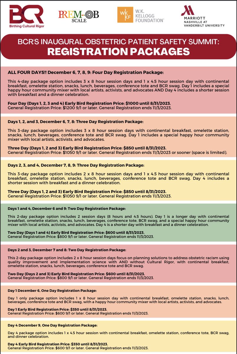 Register TODAY for #OPSS2023 featuring @audreylyndon @drdanaaindavis <a href="/caitlinrain/">Dr. Caitlin R. Williams (김장매의 딸)</a> @IndraLusero 

Participation is by invitation only.

Learn the just ways of @CulturalRigor to
#EndObstetricRacism through QI &amp; ImpSci!

Register at surveymonkey.com/r/BCROPSSDec20…

Early 🐦 reg ends 8/31.