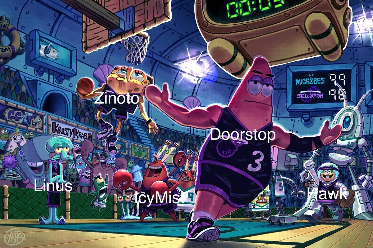 2v2Linus's tweet image. sideline watching ‼️