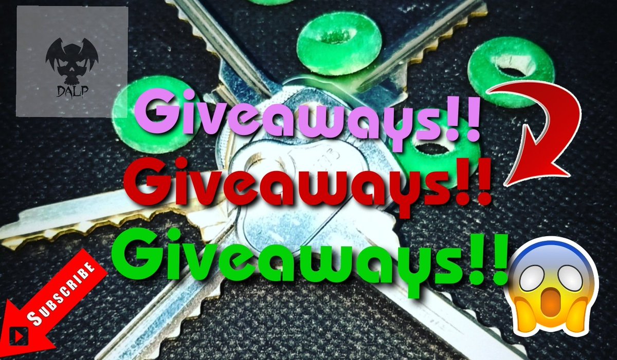 We are doing giveaways again on our YouTube channel. Check it out