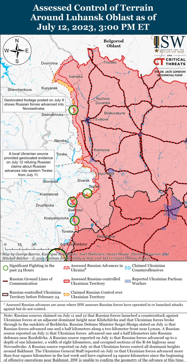 Putin's War, Week 72. Ukraine Misses NATO Membership but Still Wins and Ground Combat Gains Velocity