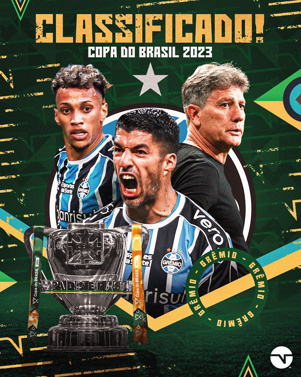 TNTSportsBR's tweet photo. O GRÊMIO TÁ CLASSIFICADO! 🇪🇪
O Imortal passou nos pênaltis contra o Bahia e está nas semifinais da #CopaDoBrasil2023 https://t.co/MlId8I5I0M