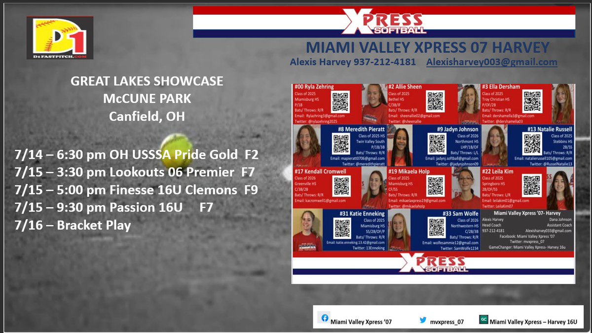 mvxpress_07's tweet photo. The Xpress 🚂 heads to Canfield for the Great Lakes Showcase this weekend, hope to see you there! (Please, no rain this weekend!)

@k_cromwell07 @LeilaKim07 https://t.co/0PofdYWW2N