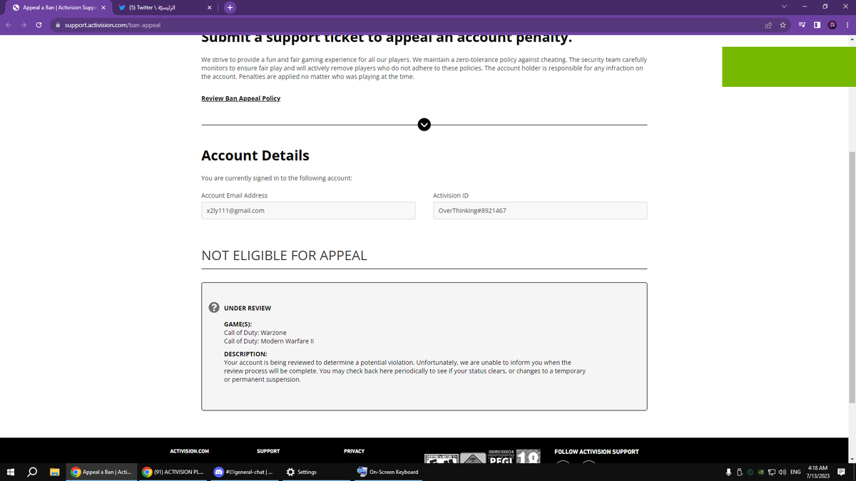 LawiMVP's tweet photo. ACTIVISION PLEASE FIX THE SPAM REPORT = SHADOW BAN! https://t.co/L7y4tP4eRM