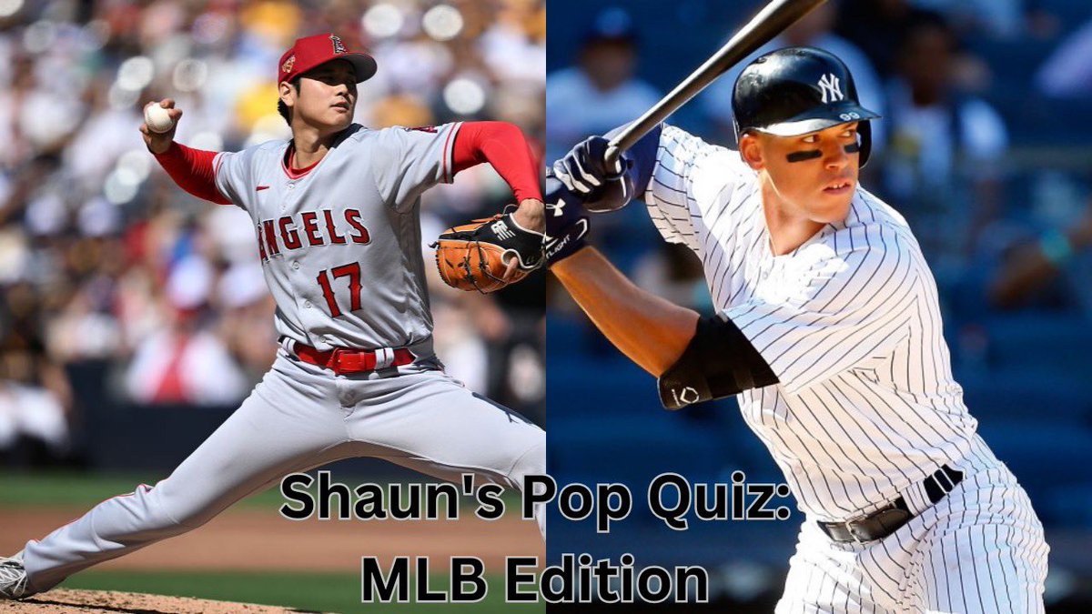 Shaun's Pop Quiz Ep 38 'MLB Edition' #statsoverpolitics #MLBTwitter #angels #YankeesTwitter #Yankees #LA #MLB #MLBAllStar 
youtu.be/TyNZ5wyNx1s