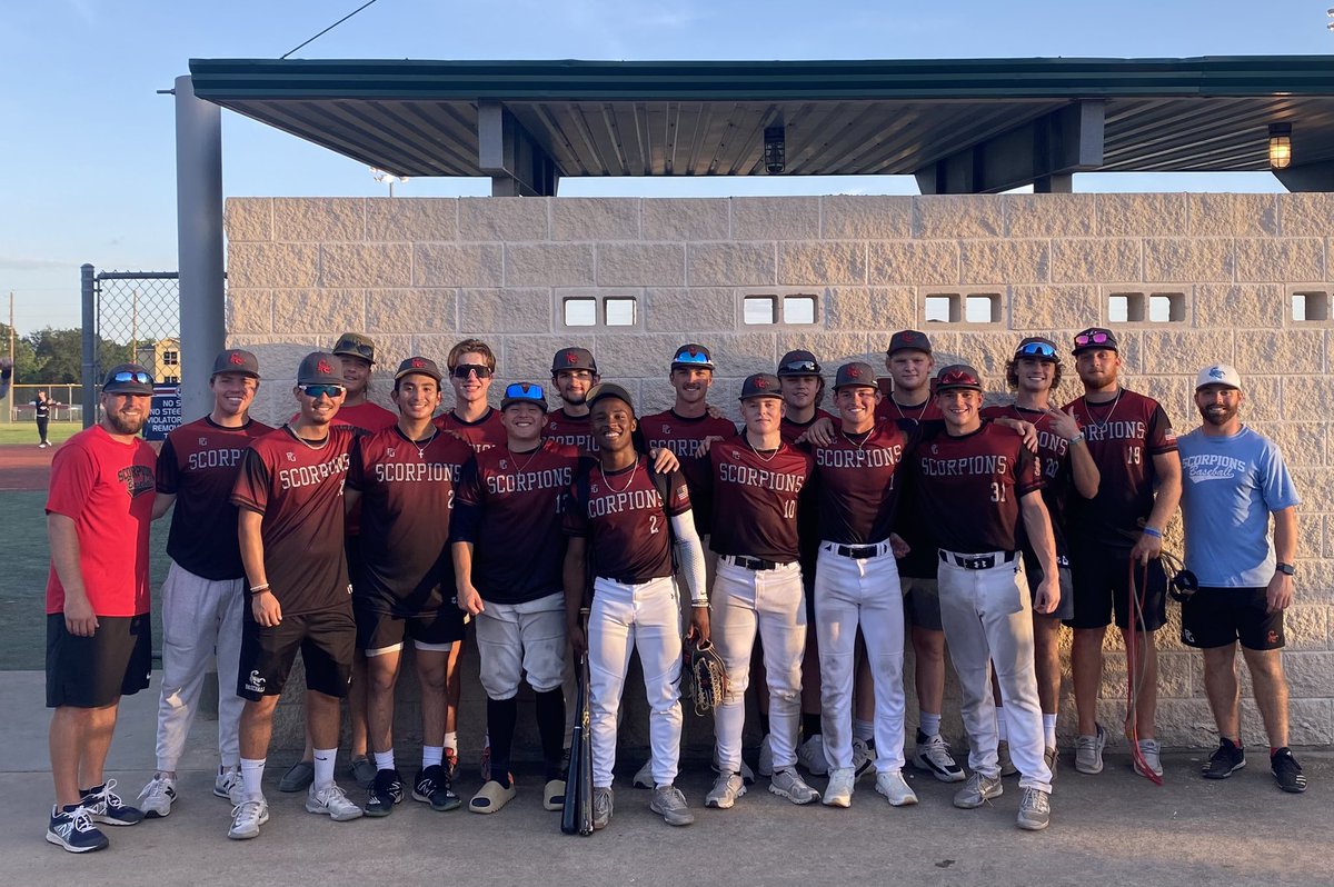Summer season ended with the Scorpions getting to the PG Premier Collegiate League Semis! 

Even better though, hangin with these guys was an absolute blast!! Team full of JUCO bandits, NAIA ballers, and D3 dudes playing for the love of the game!

Scorps are 🔥! <a href="/ScorpionsBsb1/">Scorpions HS Baseball</a>