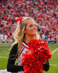 PaladinsFCS's tweet photo. Alumni Update: Read about Reese Rountree's freshman  cheer season at UGA! @FellowshipCS 
https://t.co/rrtQX1dW34 https://t.co/6iHtdVvD90