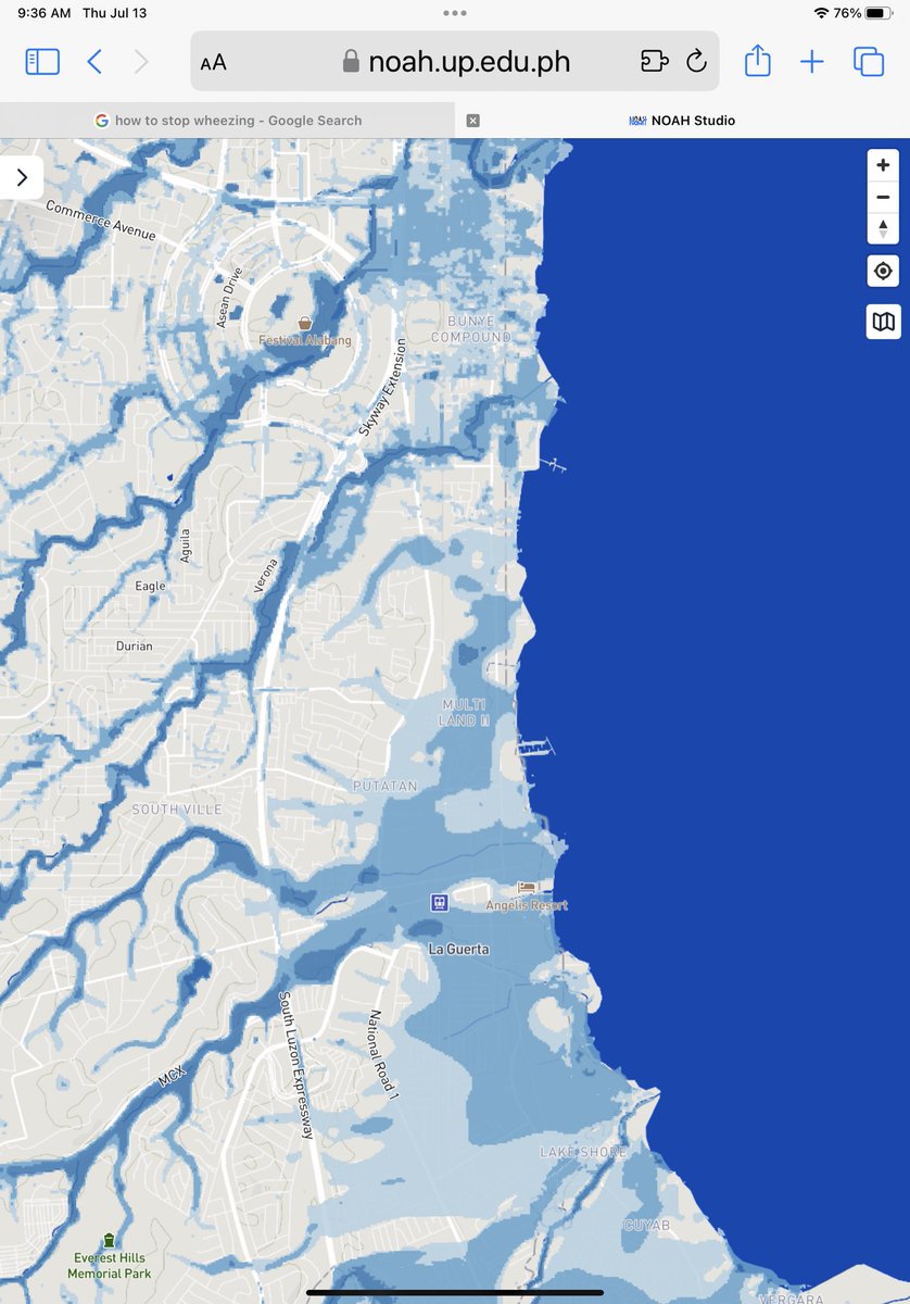 nababaha's tweet photo. Where to expect floods along #SLEX depending on the amount of rainfall delivered in the area. https://t.co/N7bnuDY4y6