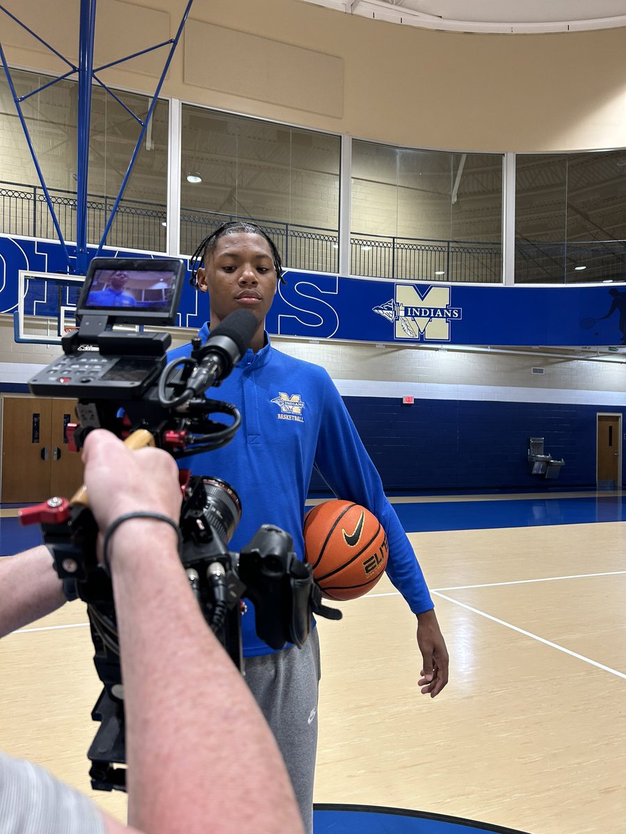SportsStarsTV's tweet photo. Thanks to Ace Bailey of @McEachernSports for taking some time with us today. 5-star forward and Rutgers commit is making his case as the #1 player for 2024. Look for his feature in our upcoming season! #SSoT @AiriousB @BigTre42 https://t.co/nzs7GClFN4