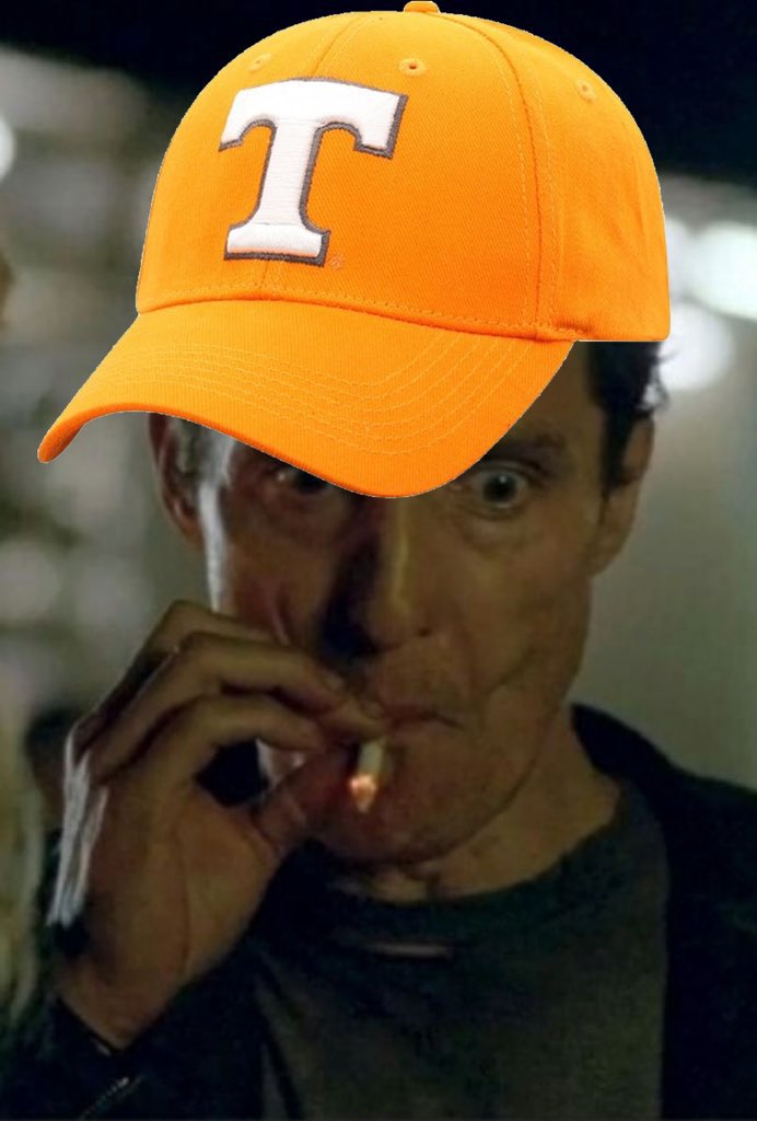 RockyTopKeith's tweet photo. Me watching the replay of the Tennessee/Alabama game even though I know we won. https://t.co/cq1WYGXffe