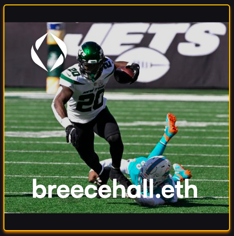 Sports ENS poppin today. Thanks for the smooth deal and congrats to Jets fan @Batman_n_Robert on acquiring BreeceHall.eth. Happy to see it in good hands!