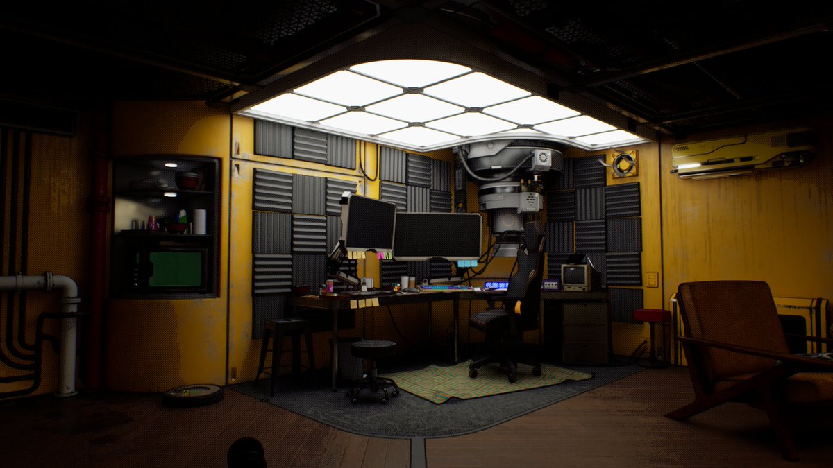 3D_Vincent's tweet photo. Hello,
 Probably late for the #PortfolioDay  I'm Vincent, Environment Artist soon to be in holidays I like to have fun with nostalgia and learn more 3D ! https://t.co/jfHaRzdAKV