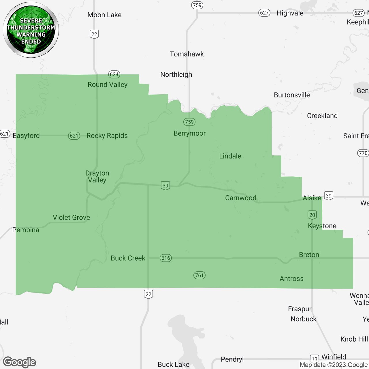 Instant Weather Alberta on Twitter "abstorm 749p SEVERE THUNDERSTORM