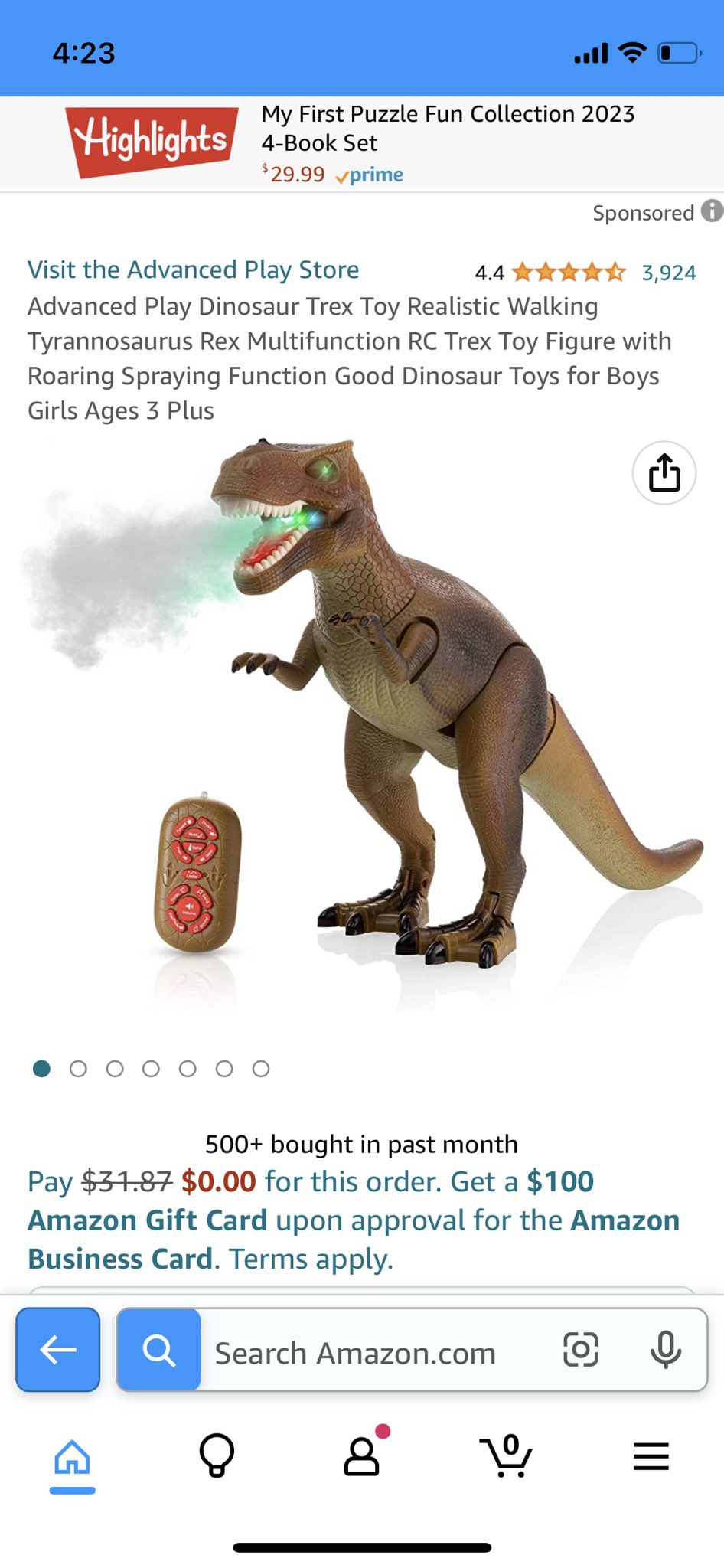  Advanced Play Dinosaur Trex Toy Realistic Walking Tyrannosaurus  Rex Multifunction RC Trex Toy Figure with Roaring Spraying Function Good  Dinosaur Toys for Boys Girls Ages 3 Plus : Toys & Games