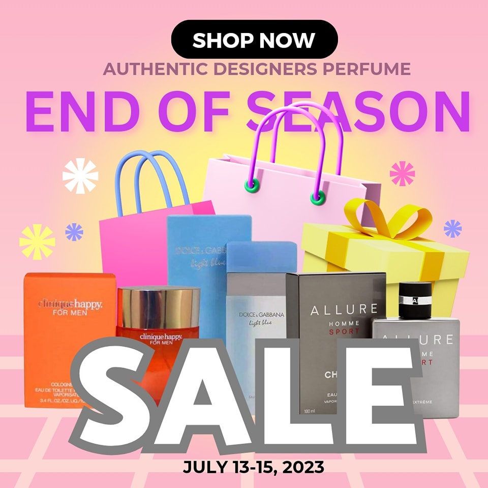 adponlineshop's tweet photo. Finding the perfect scent for the rainy season can be a challenge, it's the perfect time to experiment &amp; try new fragrances.

Enjoy a huge discount on all authentic signature perfumes coverings for 3 Days #EndOfSeasonSale 🎊 on 13-15 July 2023 Don't miss out on this amazing sale https://t.co/DxI0dQ6BDL