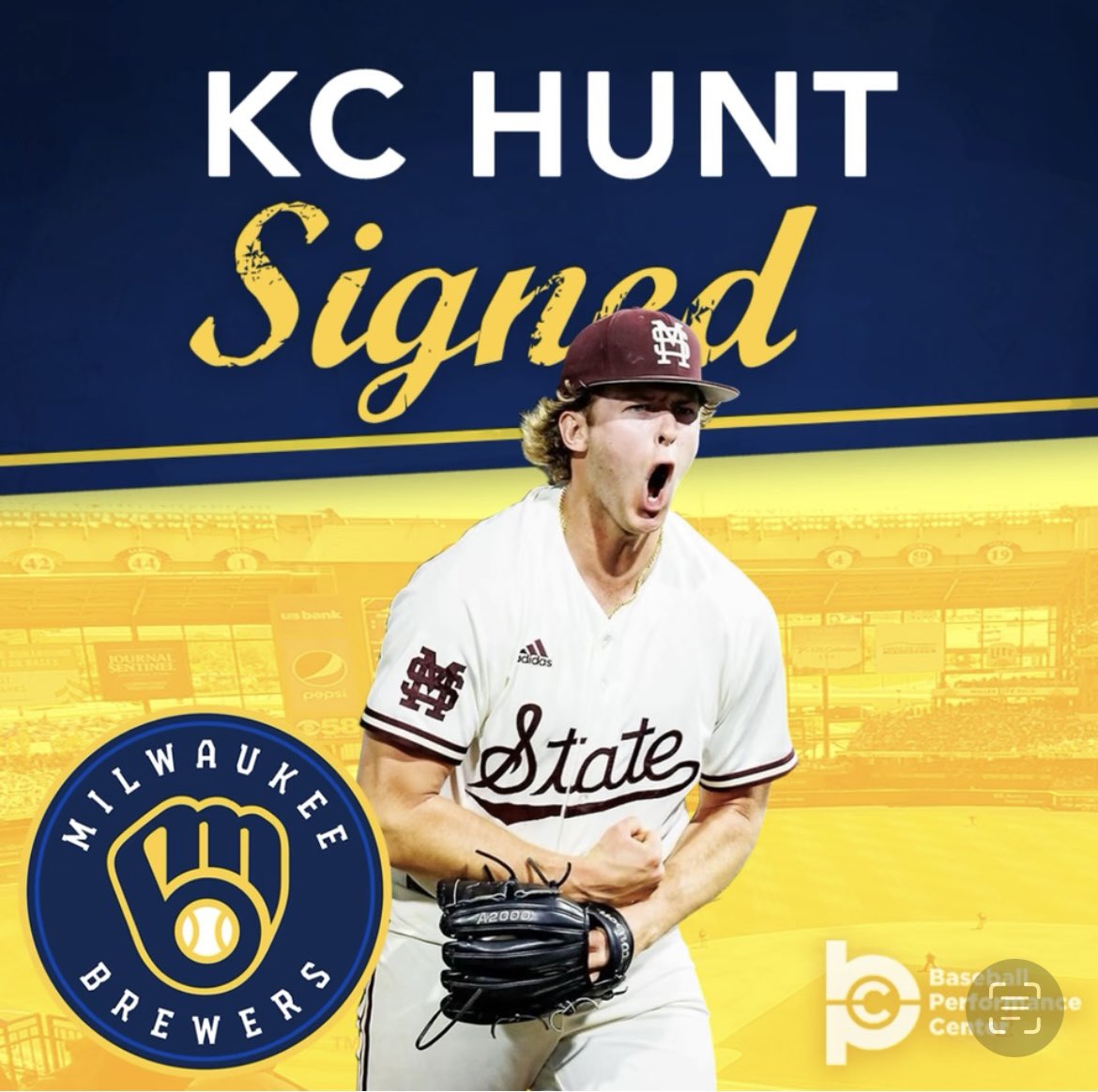 Congrats to the kid KC Hunt on signing with the Milwaukee Brewers! <a href="/ShooterHunt/">Shooter Hunt</a> <a href="/TJHunt_PBRNJ/">TJ Hunt PBR NJ</a> @khunt_2