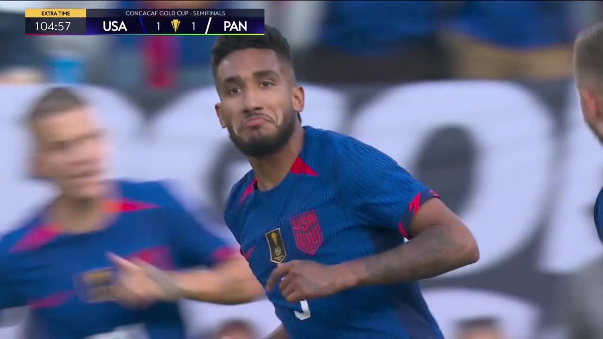 ¡EMPATADOS! Jesús Ferreira anotó en la prórroga el 1-1 vs. Panamá, por las semifinales de la Copa Oro. 

📺 La #GoldCup, por #StarPlusLA