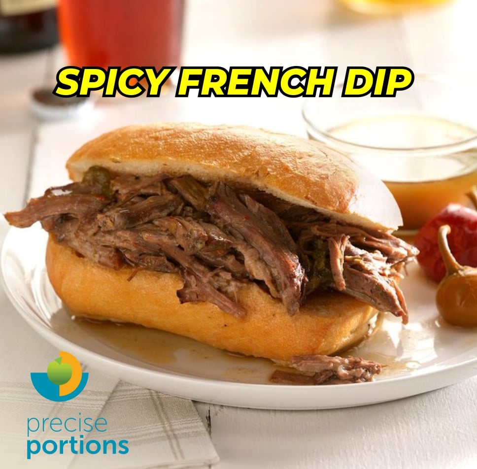 PrecisePortions's tweet photo. Place beef in a 5-qt. slow cooker. In a small bowl, combine the water, jalapenos and dressing mix; pour over beef. Cover and cook on low 8-10 hours or until meat is tender.
Remove beef and shred with 2 forks. Skim fat from cooking juices. Serve beef on rolls with juice. https://t.co/1QnKUASkre