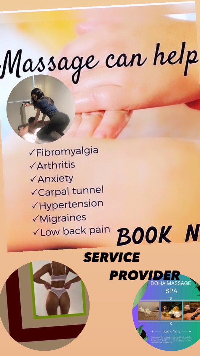 Get a good care of you body book an appointment… the kind of service do you prefer I offer you #qatar #qtr #Doha_Qatar #QatarJobs <a href="/EFK_Qatar/">EFK_Qatar</a>