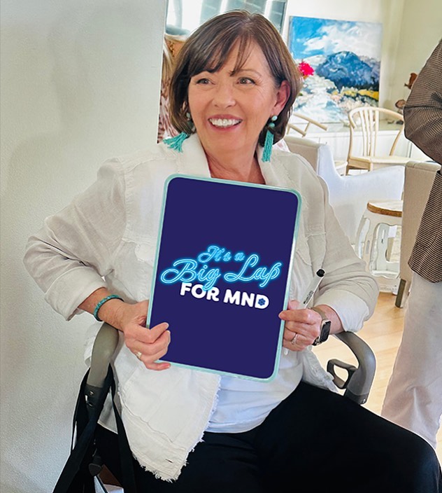 Aussie TV legend Fiona MacDonald has made a huge commitment to the vital work of <a href="/Macquarie_uni/">Macquarie University</a> Motor Neuron Disease Research Centre. 

In the ‘80s, Australia loved her on the zany game show, It’s a Knockout, and kids’ show Wombat.

<a href="/mnd_mq/">Motor Neuron Disease Research Centre</a>