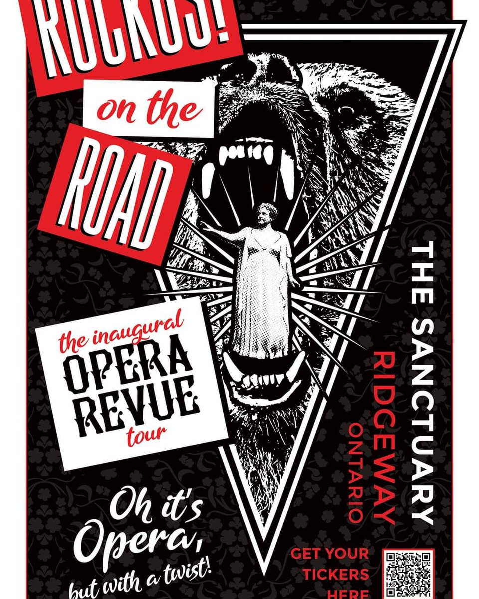 JUST ANNOUNCED: Toronto Opera Revue is coming to town to shake things up in November 10. We are thrilled. It is time to look at opera music with fresh eyes.  Tickets are available on ticketscene.ca. This is a seated event. @operarevue #opera #thesanctuarycentreforthearts