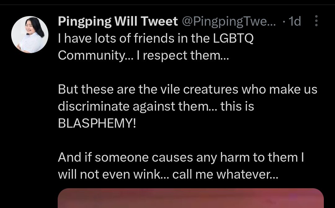 santiobcena's tweet photo. Exhibit B.

Keri naman pala siya sa violence against another human being.

Take note. Creatures, ang ginamit niya na word ha. https://t.co/39gHvIKiHD