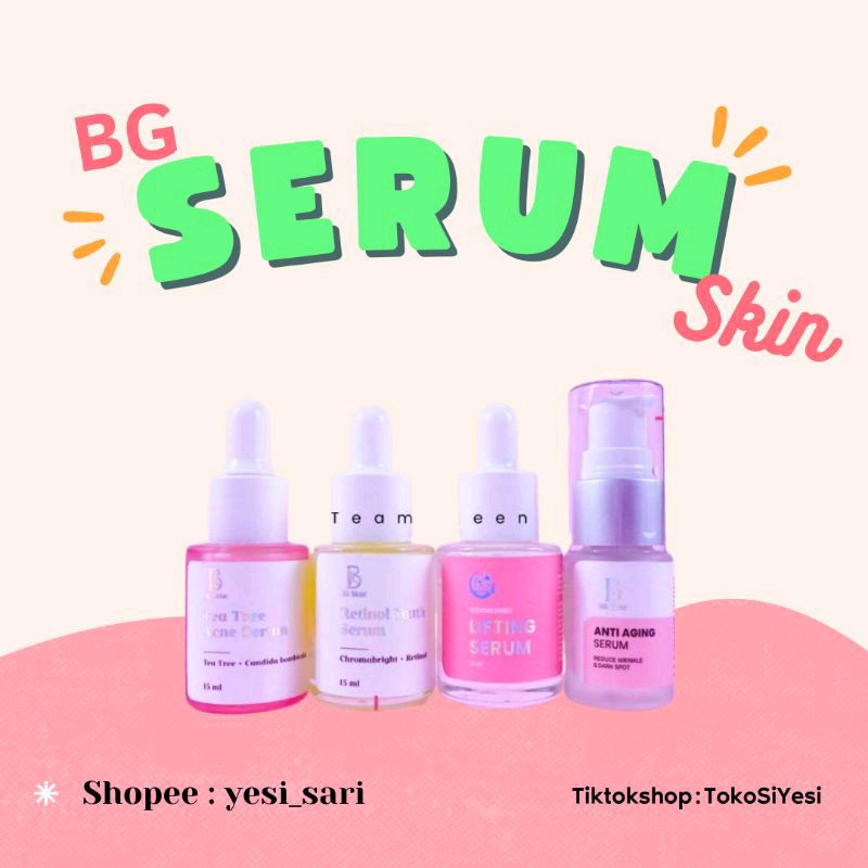 YesiRatnasari's tweet photo. Saya menjual Serum Bg Skin Original seharga Rp80.000. Dapatkan di Shopee sekarang! https://t.co/SeuXYYHLBs #ShopeeID https://t.co/3vpIqYwpH0