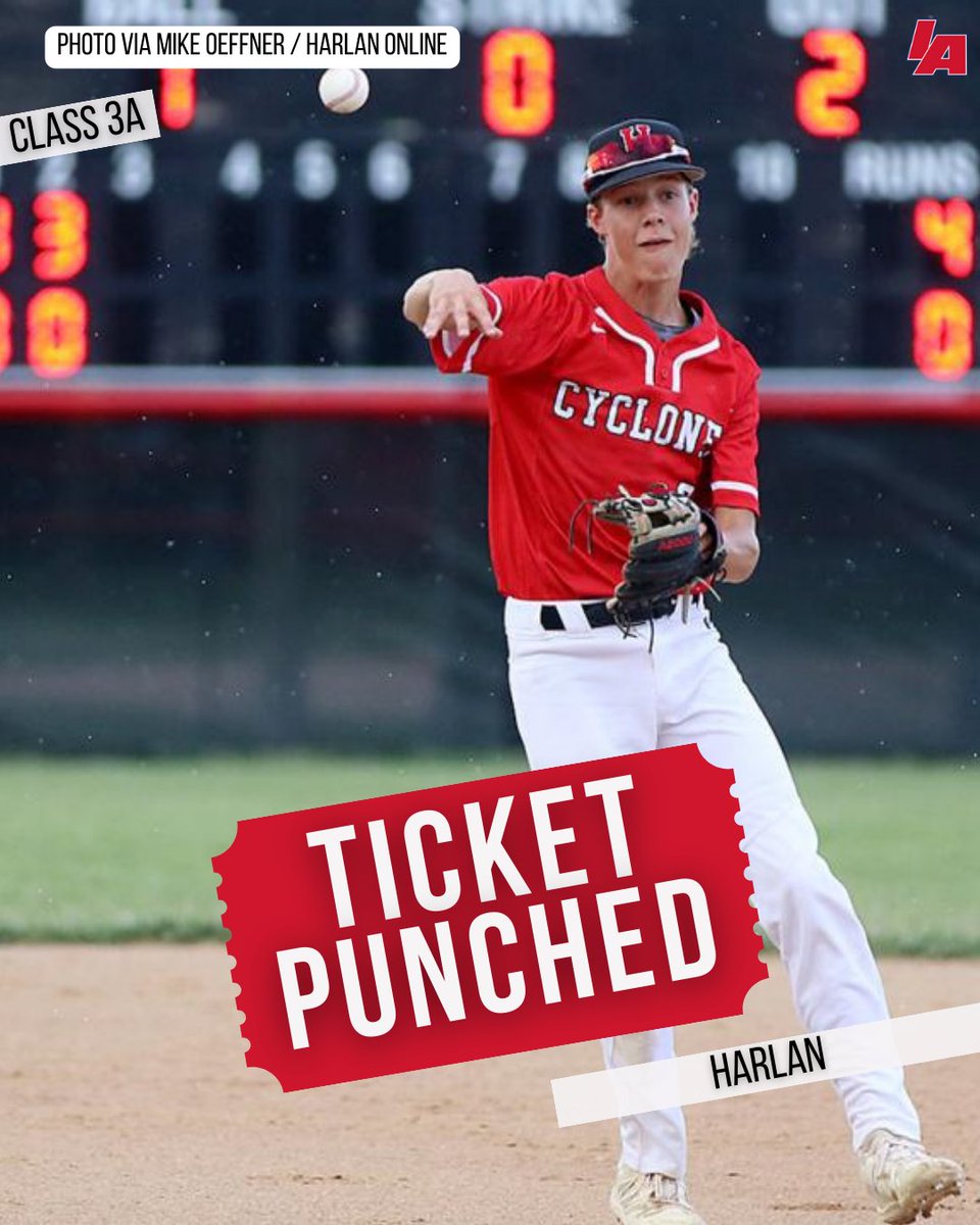 IAbaseball (@iabaseball1) on Twitter photo 🚨 State Bound 🚨
A stunner in CB as <a href="/HCSDActivities/">Harlan Cyclones</a> baseball knocks off the 1 seed for their 19th state tournament appearance. 9-6 final!
#iahsbb 🚨 State Bound 🚨
A stunner in CB as <a href="/HCSDActivities/">Harlan Cyclones</a> baseball knocks off the 1 seed for their 19th state tournament appearance. 9-6 final!
#iahsbb