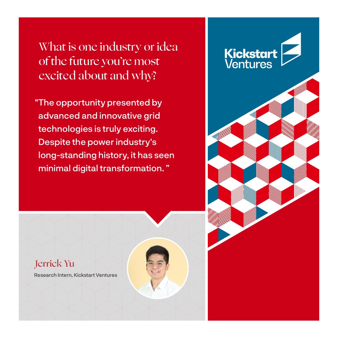 Jerrick Yu, a recent Research Intern at Kickstart Ventures, envisions significant digital transformation possibilities in the power industry through the support of Ayala Corporation's ACTIVE fund.

Learn more at bit.ly/3OGb4j6.  

#StartUpPH #ACTIVEFund #PowerIndustry