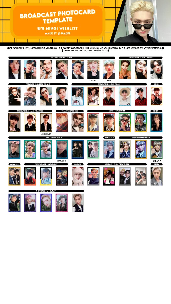 J4X0FF's tweet photo. ATEEZ broadcast streaming unit event pcs 

Photocard template wishlist complete wl

update: outlaw answer

Member individual: san mingi wooyoung jongho

Don’t crop my @ ~

공방 포카 포카리스트 산 민기 우영 종호 試験 当選者トレカ https://t.co/A6AKCaj02r