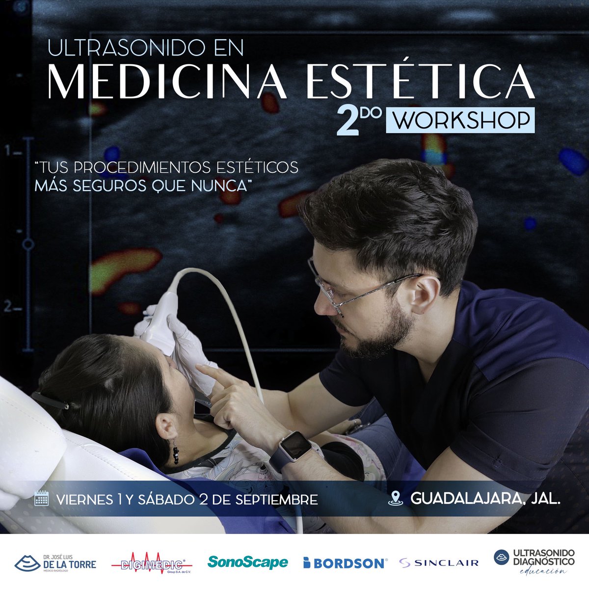 #POCUS #aestheticmedicine #medicinaestetica

Los procedimientos estéticos de mínima invasión dentro de poco serán más seguros tras la utilización del #ultrasonido como una herramienta.

INSCRIPCIONES ABIERTAS
CUPO LIMITADO