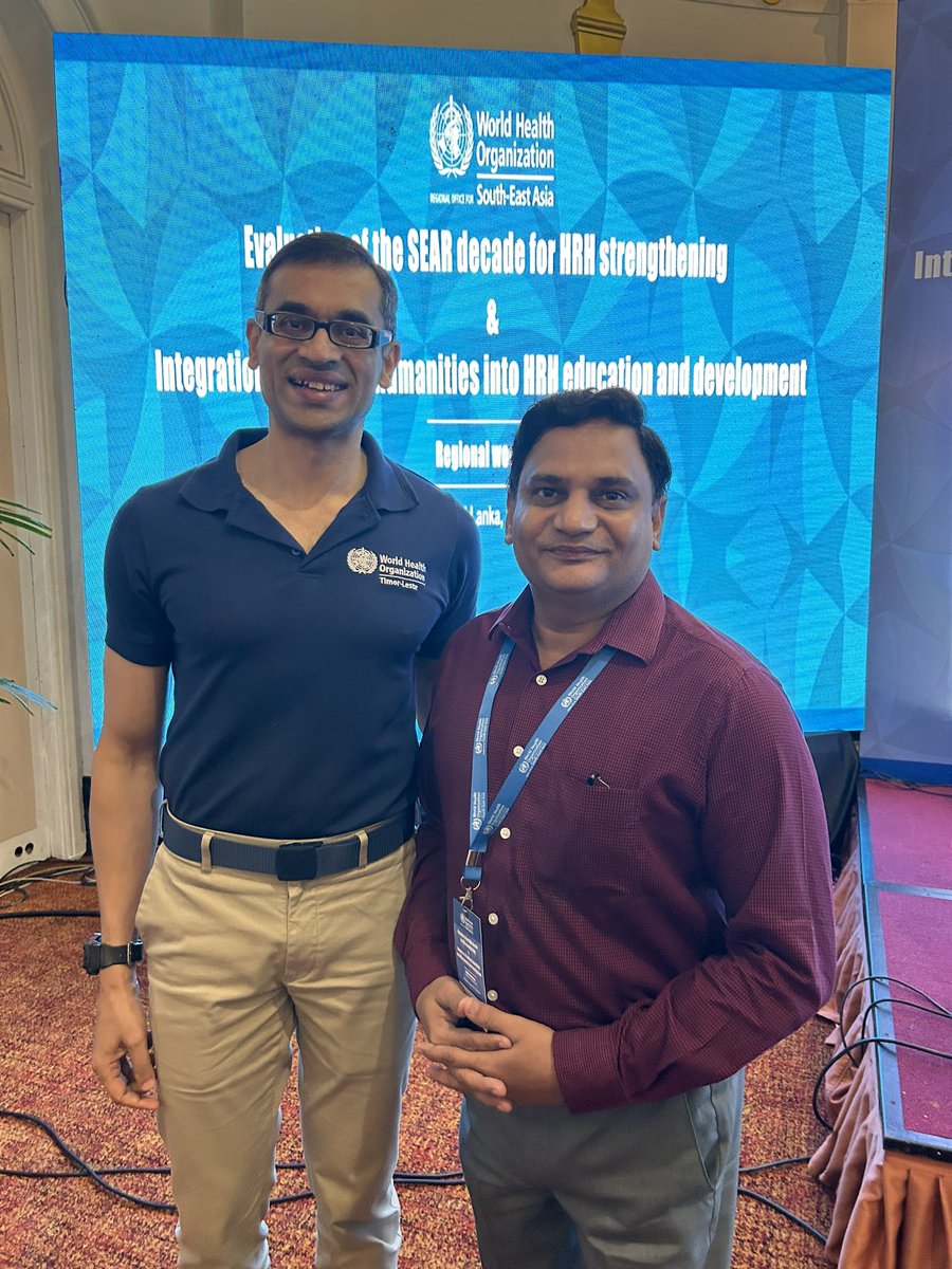 drsitu's tweet photo. Just had an incredible experience representing the #MedicalHumanities movement in 🇮🇳 at the @WHOSEARO Regional Workshop on Evaluation of the SEAR decade for #HRH strengthening &amp; Integration of medical humanities into HRH education &amp; development in Colombo @WHOSriLanka. 1/ #MedHum https://t.co/qaCmOVPdLb