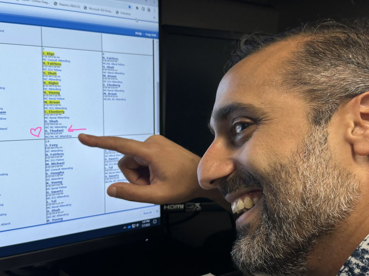 kimmythekidney's tweet photo. SO HAPPY to capture this moment - the official transition to being a renal attending (courtesy of SPOK!)! 😍😍😍 @ThadaniSameer #nerdLife #team8forever #whereAreHisOfficeSlippers @BCMPedsRenal https://t.co/FOdHylLN3k