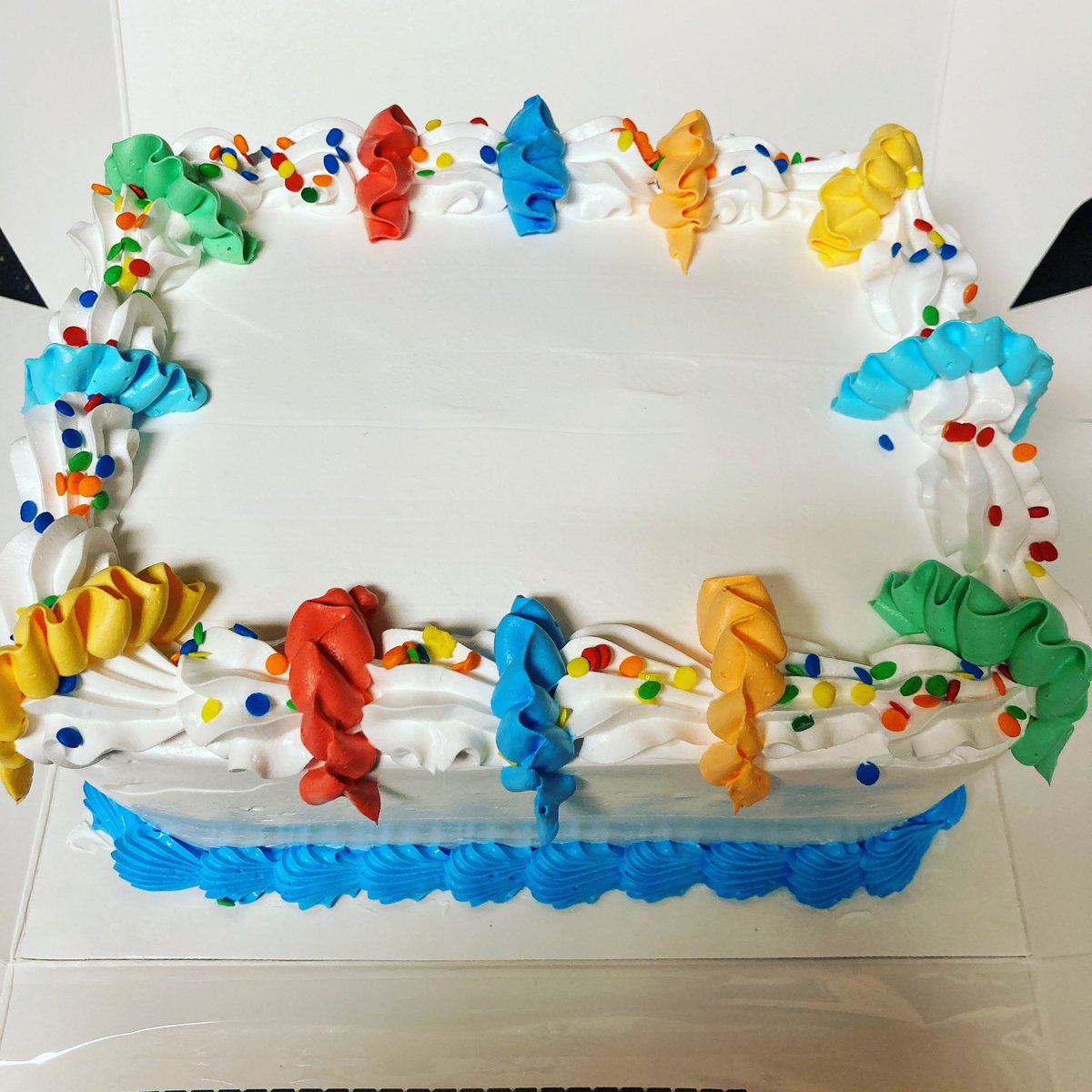 Today is my birthday! Here’s the ice-cream cake I picked out. 😂