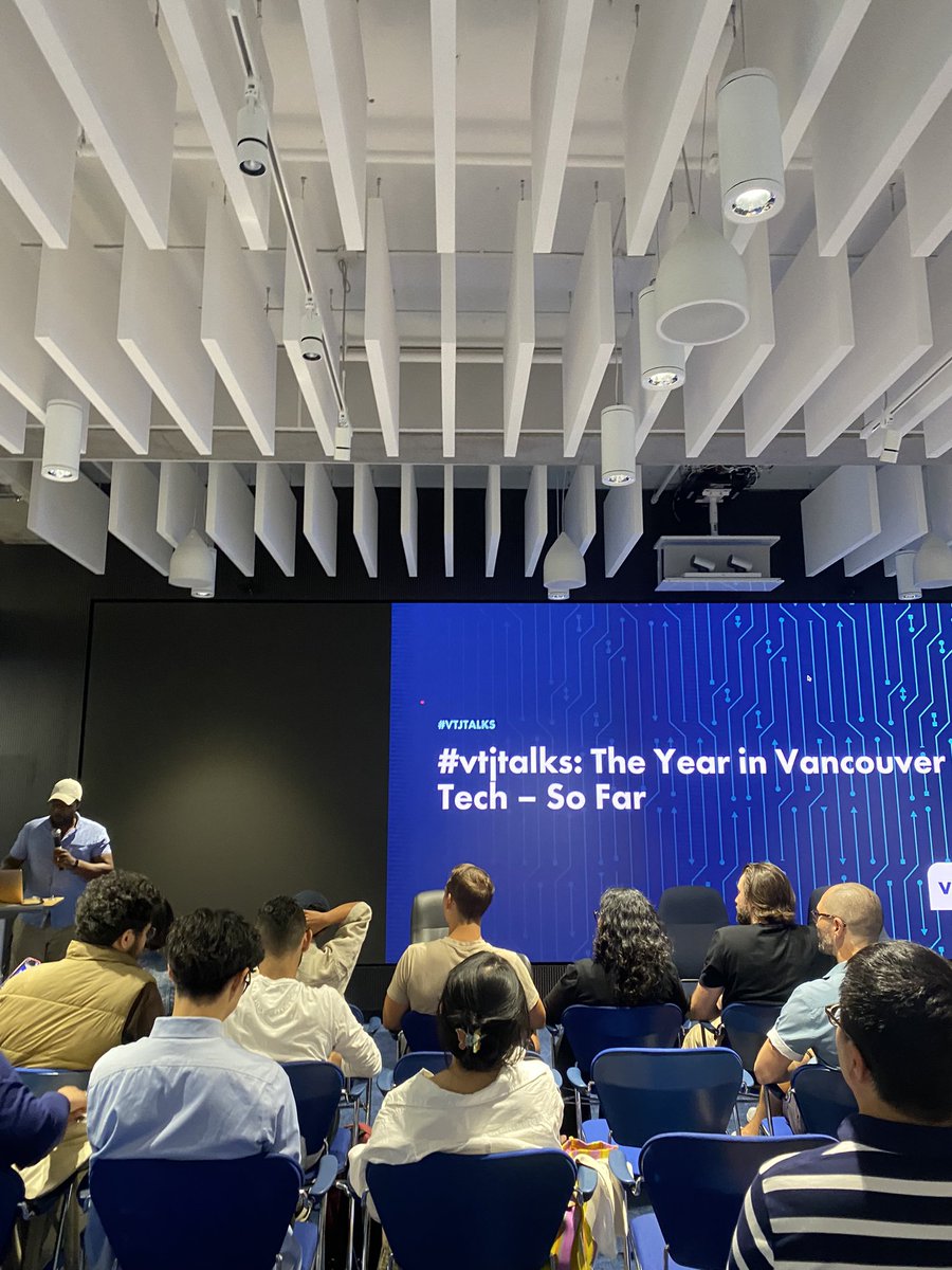 adaslivinski's tweet photo. .@vantechjournal #vtjtalks tonight talking the first half of the year in Vancouver tech #vtjtalks @TalkShopMedia https://t.co/qs7dtsMiRS