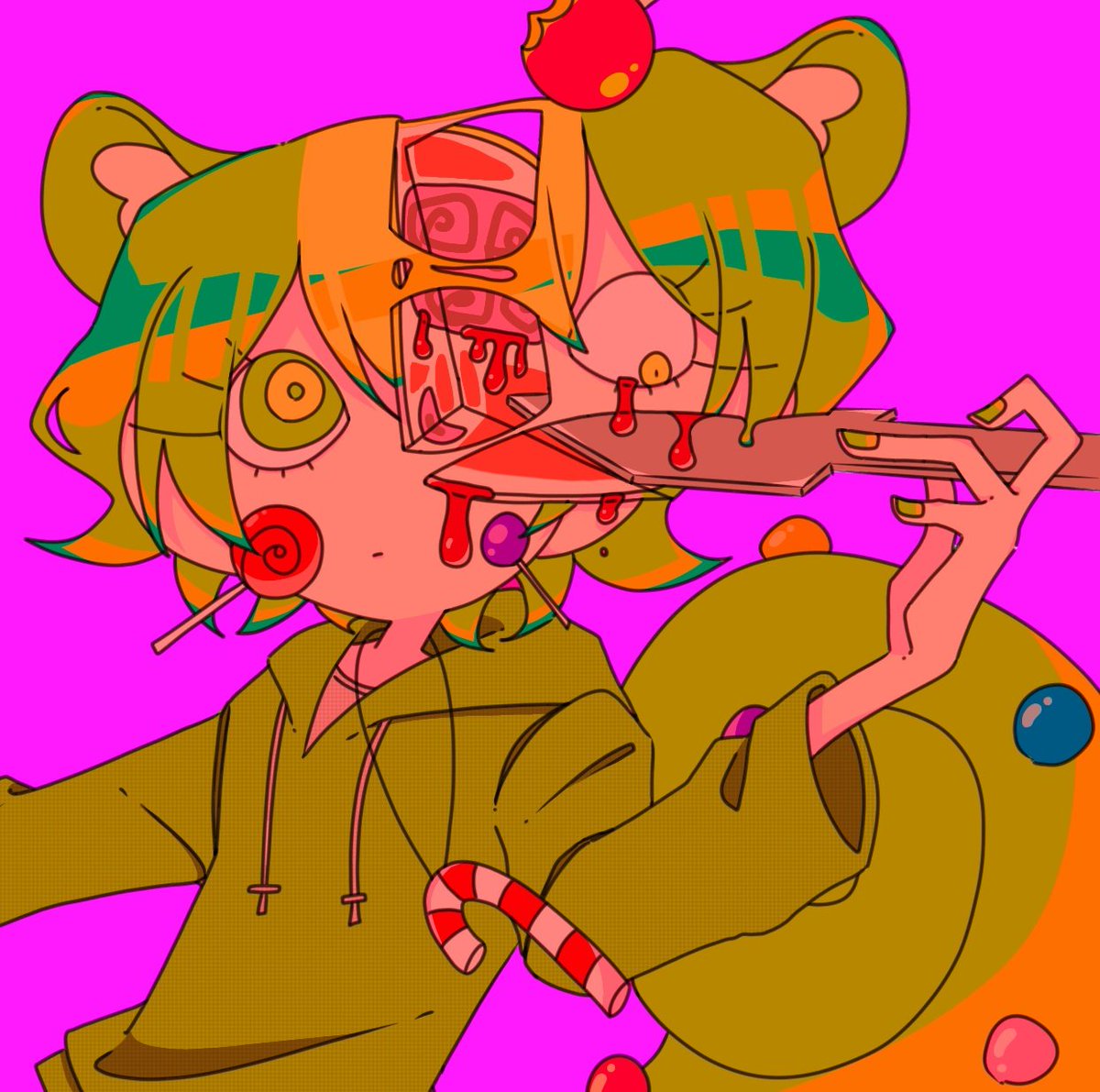 #htf擬人化 #HTF #happytreefriends 
REAL OR CAKE ?