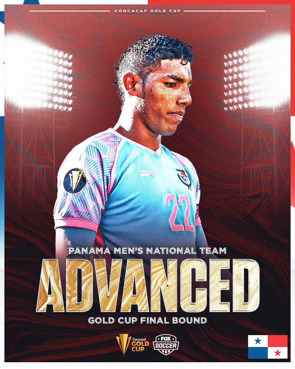 FOXSoccer's tweet photo. PANAMA IS THROUGH TO THE 2023 CONCACAF GOLD CUP FINAL! 🙌 🇵🇦 https://t.co/cAwJhOHjyg