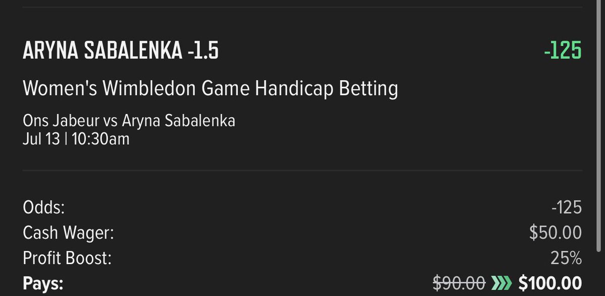 CouchQBEV's tweet photo. 🎾Caesars 25% Tennis Profit Boost Play #1🎾

EV 11.4%
QK 2.84U
FV -126 https://t.co/1Qbshphmeg