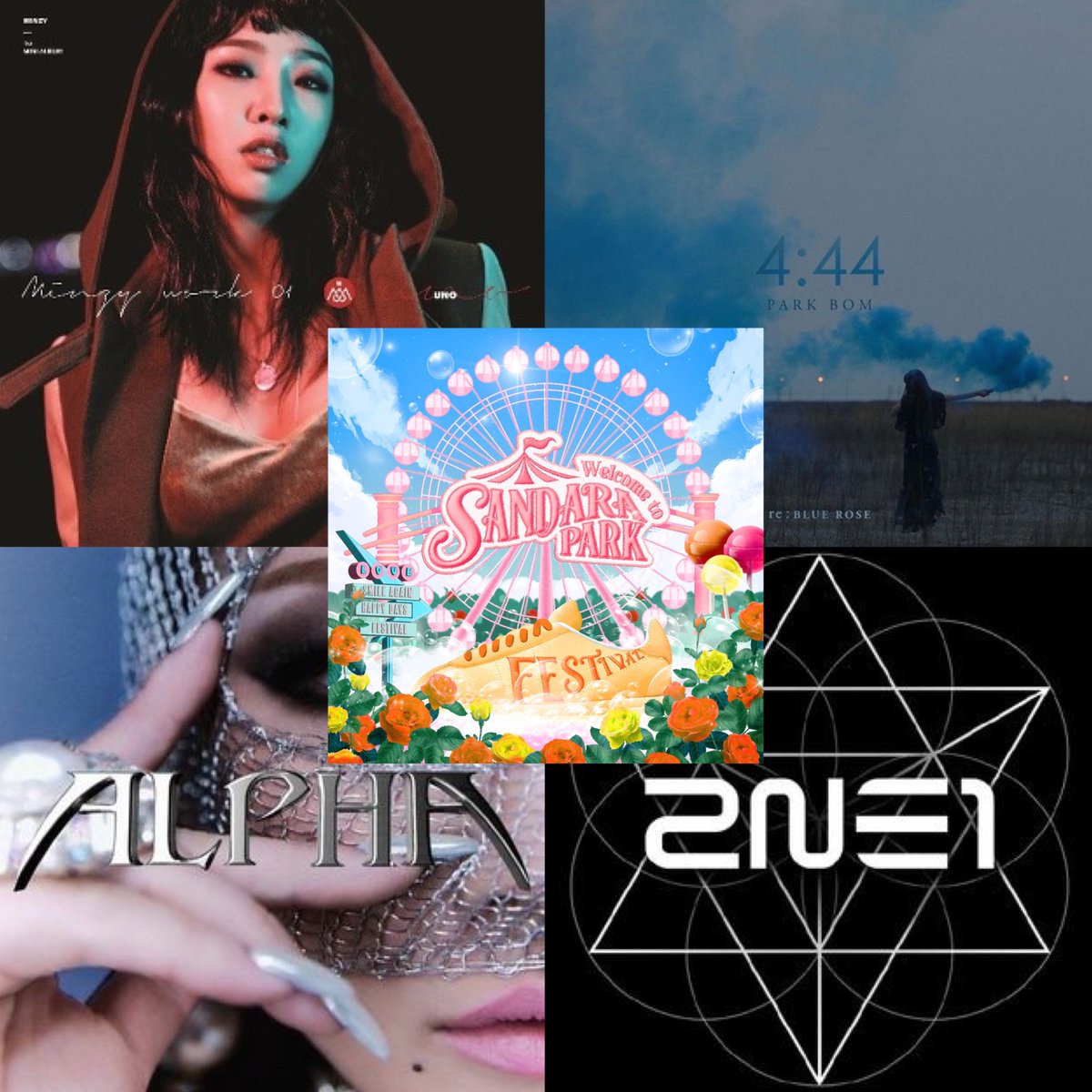 performerDARA's tweet photo. All 2NE1 members officially ranked on iTunes Worldwide Album Chart

#2 ALPHA - CL 
#4 SANDARA PARK EP - Dara (still counting)
#6 CRUSH - 2NE1  
#6 Re: BlueRose - Bom  
#9 Work 01 Uno - Minzy  

#WelcomeToSandaraPark https://t.co/DGb3DaVvbs