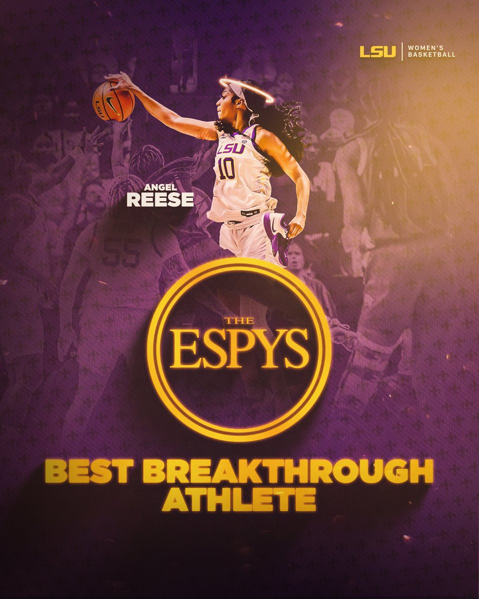 And the ESPY for Best Breakthrough Athlete goes to...

Angel Reese 👑