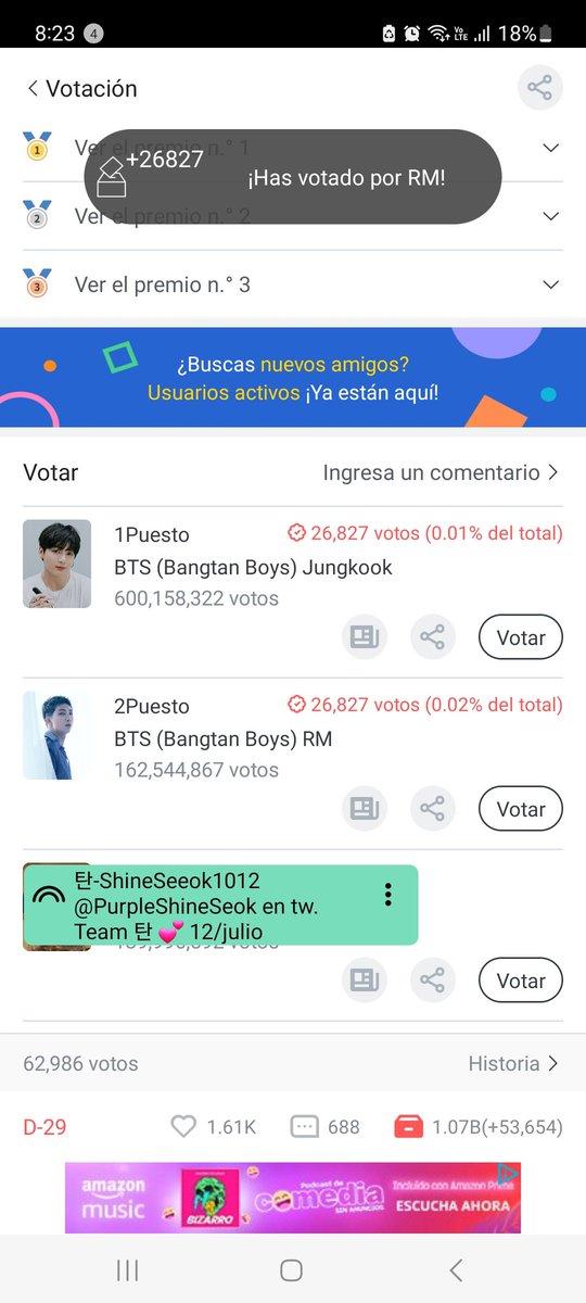 PurpleShineSeok's tweet photo. @MxarmyYT @BTS_twt Buenas noches, aquí dejo mi evidencia de parte del #TanTeam 💥

@BTS_twt #BTS #방탄소년단 https://t.co/7p18L0JcG2