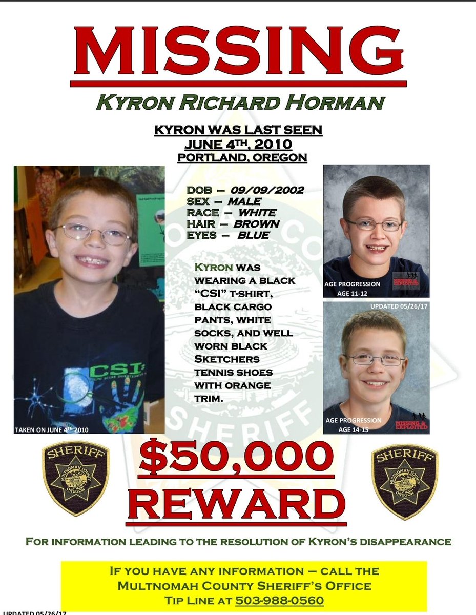 ❤️ Please Share ❤️ 
#KyronHorman is #MISSING from #Portland #Oregon 
#MissingChild