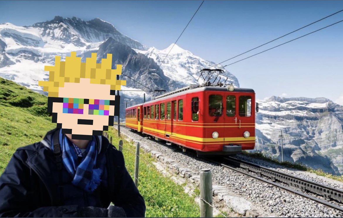 I remember before the COVID-19 pandemic, I took a handsome photo for my boyfriend❤️

#GlacierExpress #Switzerland <a href="/CryptoHumans/">Crypto Humans Club</a>