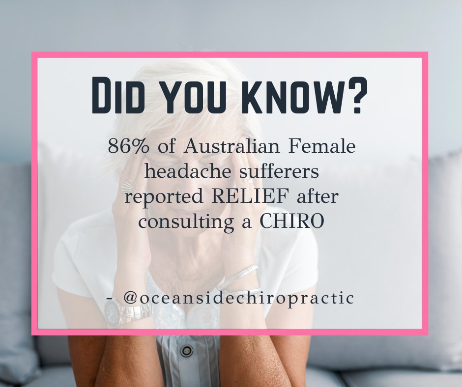 Oceanside_Chiro's tweet photo. If headaches are holding you back, contact us for low-risk, effective, drug-free healthcare that treats the underlying cause of headaches, not just the symptoms!
Call 08 6369 1277
https://t.co/zKqEZMrmBO
#Chiroappointment #Headache #Chiropracticcare #chiropractorperth https://t.co/LW2Up2uTpG