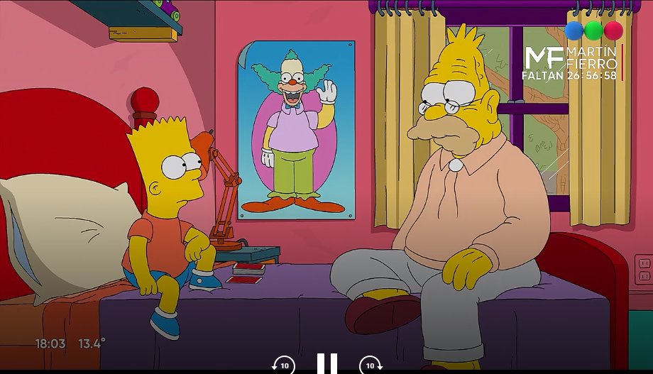 MatiMetrovich's tweet image. Abraham Simpson @MAUPEREZ_MAUCAS en #LosSimpson Temporada 31 episodio #SinPantalla en @telefe 📱