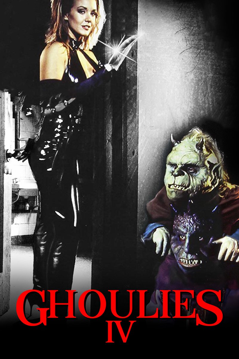 EugWSerra's tweet photo. On August 17, 1994, Ghoulies IV was released. #GhouliesIV #PeterLiapis #StacieRandall #LynnDanielsonRosenthal #BobbyDiCicco #RaquelKrelle #BarbaraAlynWoods #AceMask #PhilipMcKeon #JimWynorski https://t.co/6ngXZUf5h4