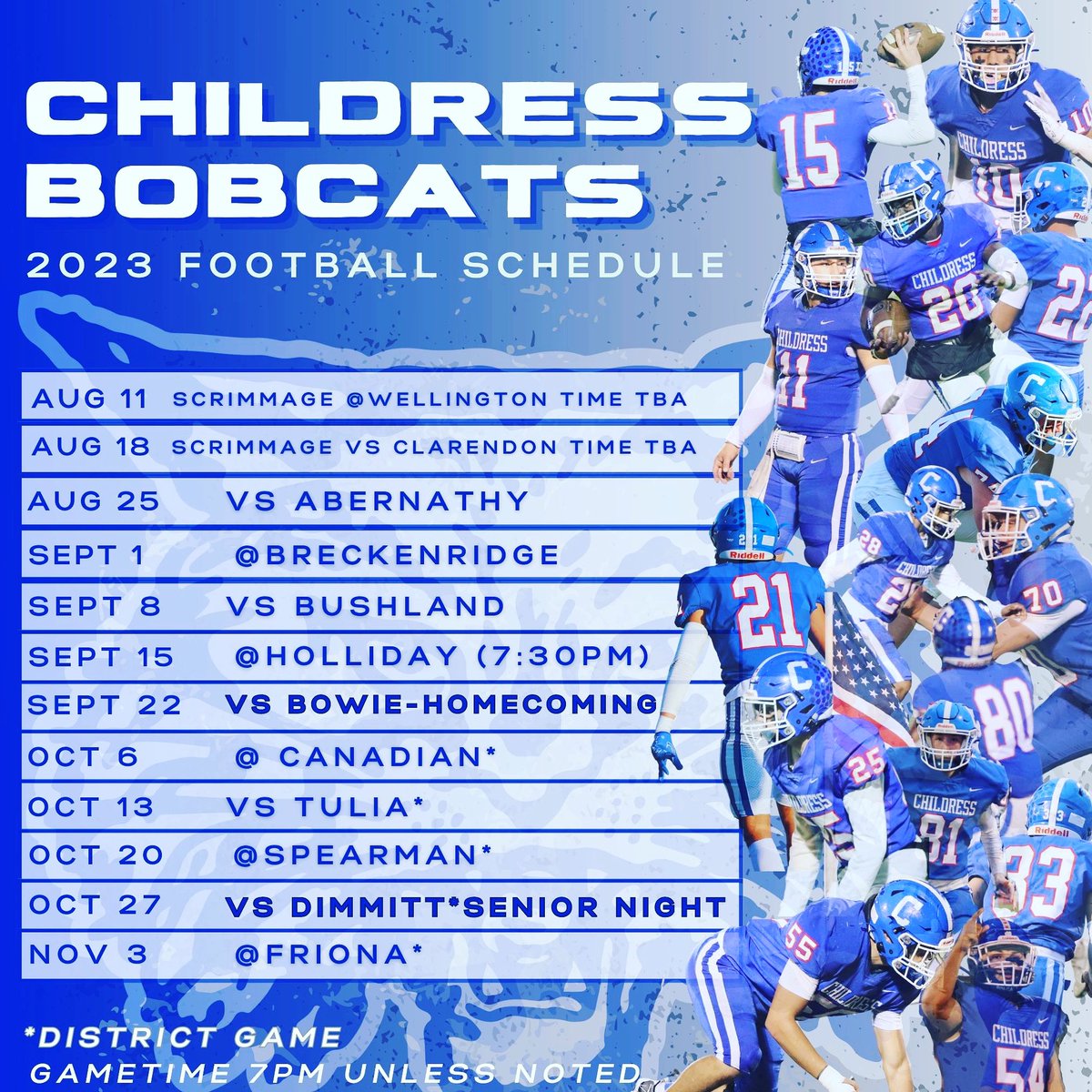 CHS_Bobcats's tweet image. 🏈⚪️🔵🏈