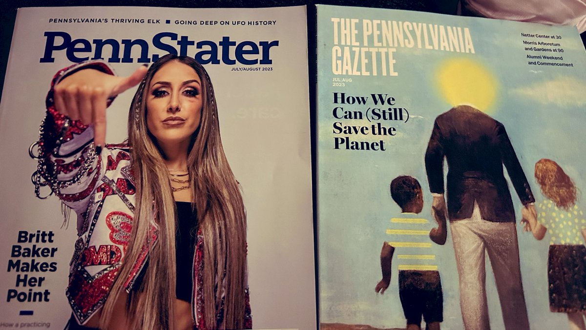 Today's mail: Which magazine would you rather read -- @pennstatermag or @PennGazette?